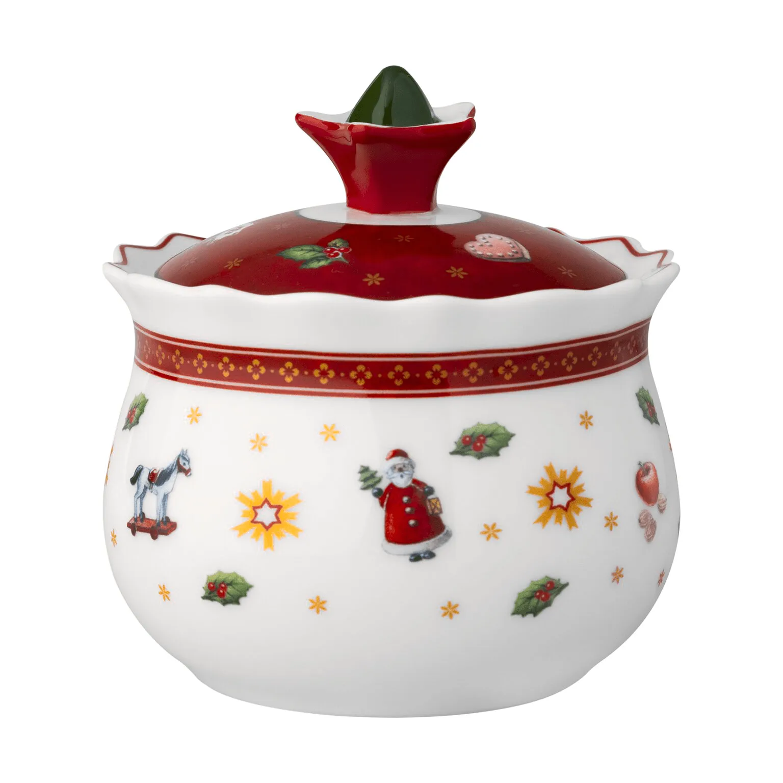 Villeroy & Boch Toy's Delight hillopurkki Valkoinen-punainen, 26 cl