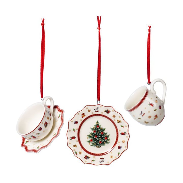 Toy's Delight -joulukuusenkoriste astiasto 3 osaa - Valkoinen - Villeroy & Boch