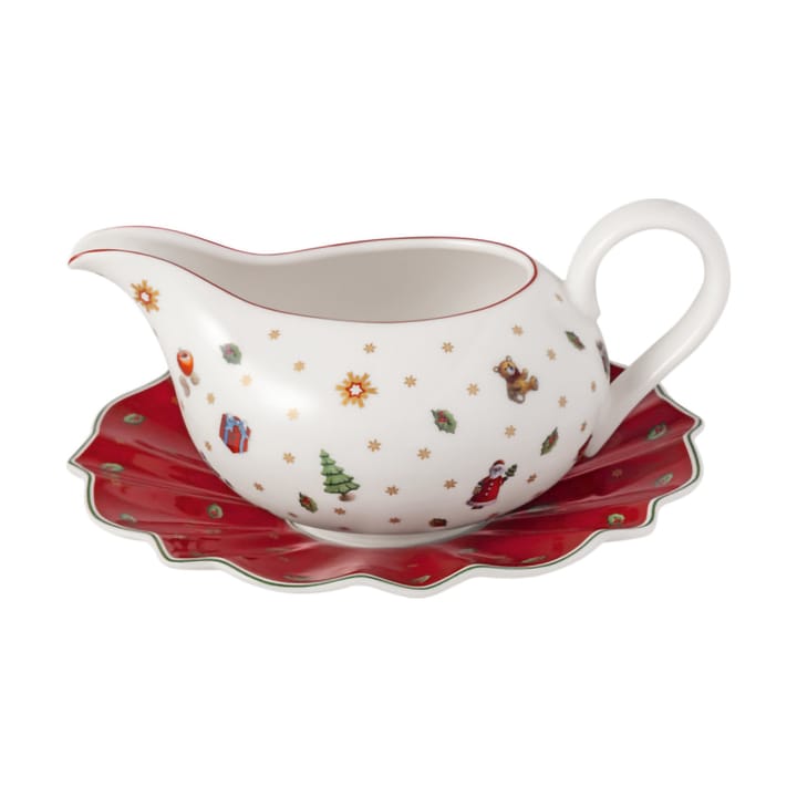 Toy´s Delight -kastikekannu 50 cl lautasella - Valko-punainen - Villeroy & Boch