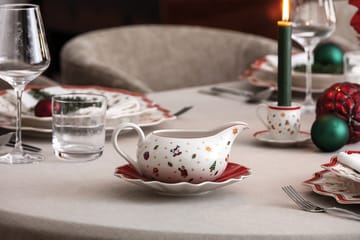Toy´s Delight -kastikekannu 50 cl lautasella - Valko-punainen - Villeroy & Boch