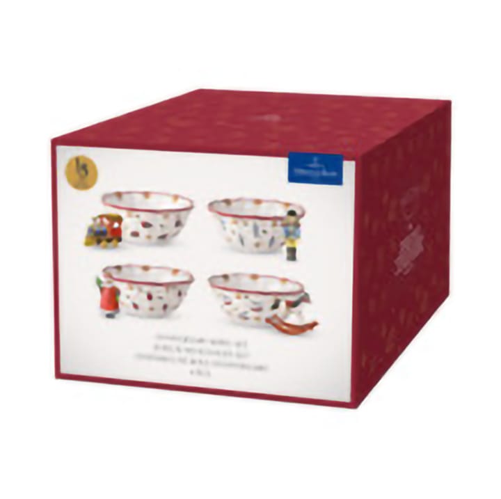 Toy's Delight kulho 4 osaa., Valkoinen-punainen Villeroy & Boch