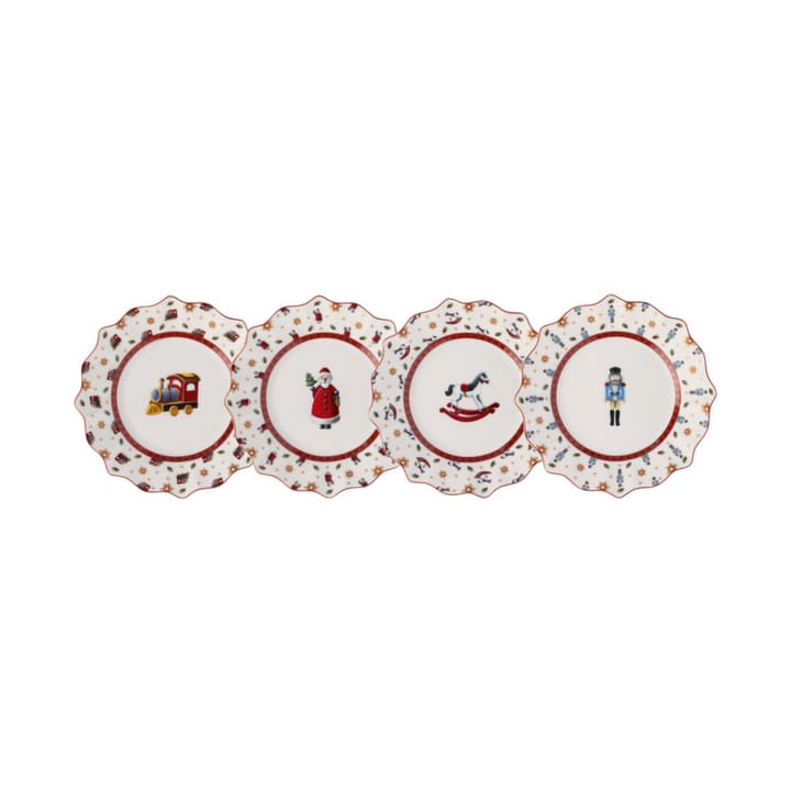 Toy's Delight lautanen 4 osaa - Valkoinen-punainen - Villeroy & Boch