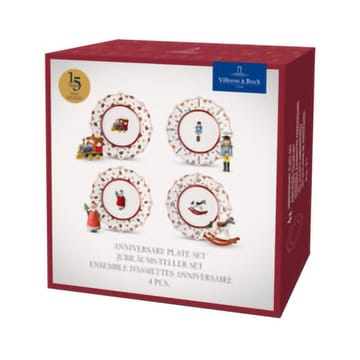 Toy's Delight lautanen 4 osaa - Valkoinen-punainen - Villeroy & Boch