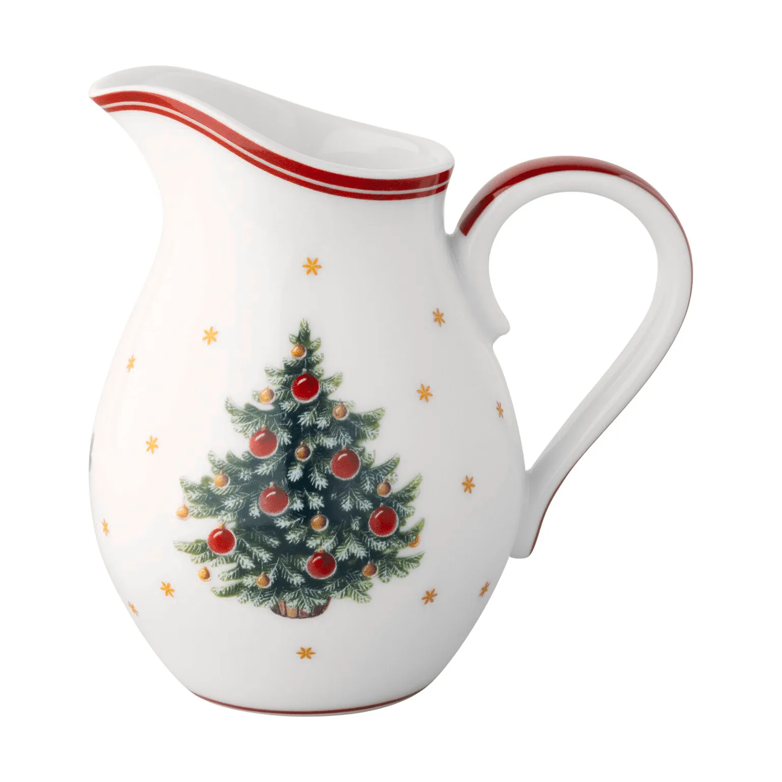 Villeroy & Boch Toy's Delight maitokannu Valkoinen-punainen, puu, 0,22 l