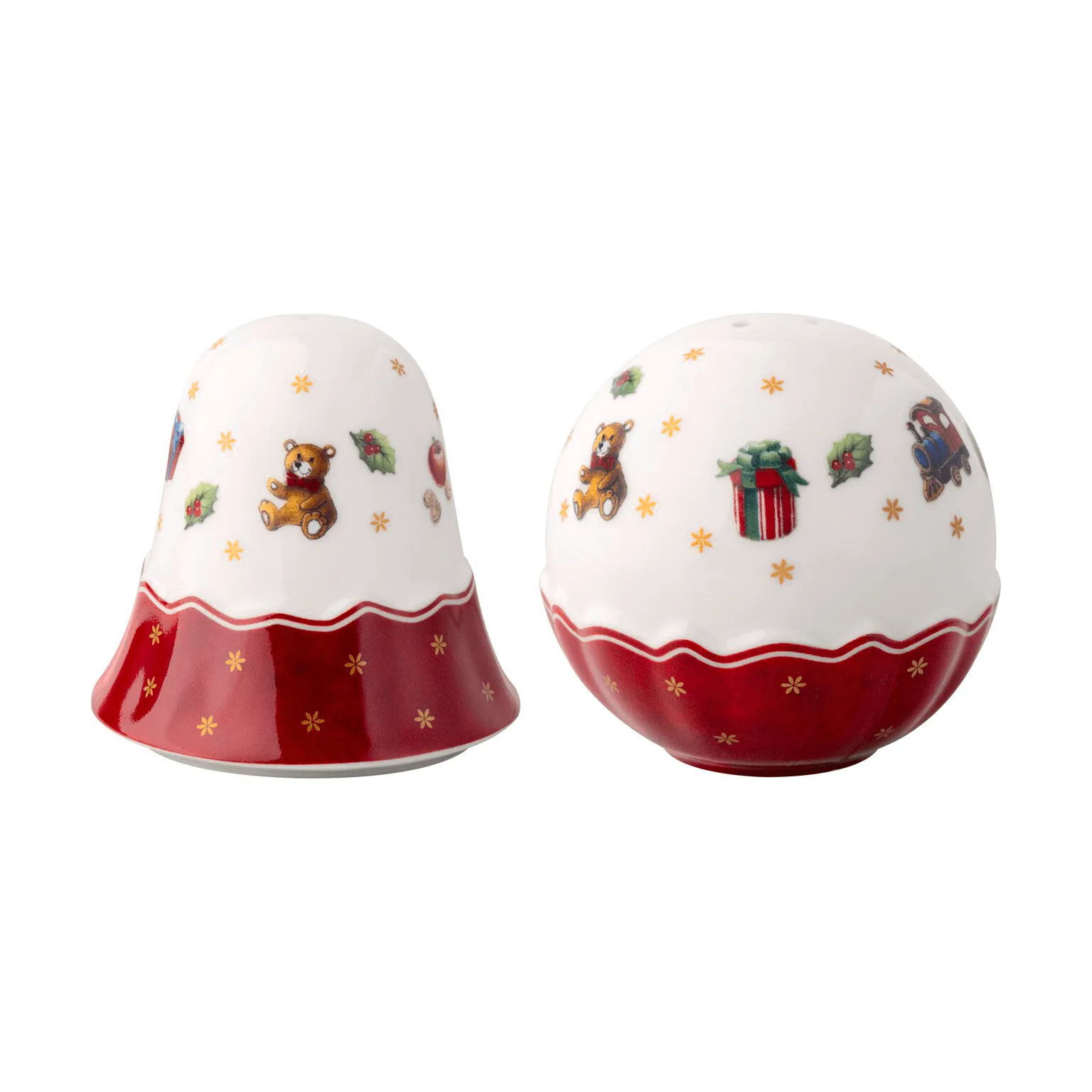 Villeroy & Boch Toy's Delight suola- ja pippurisetti Valkoinen-punainen, 2 osaa
