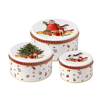 Winter Collage Accessories keksipurkki 3-pack - Valkoinen - Villeroy & Boch
