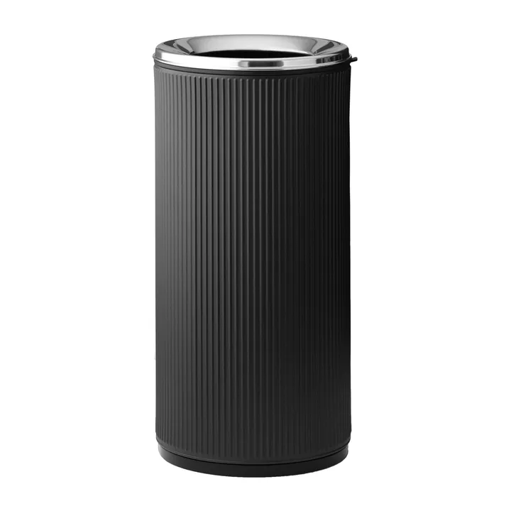Vipp18 roskakori reunalla 22 l - Black-ruostumaton teräs - Vipp