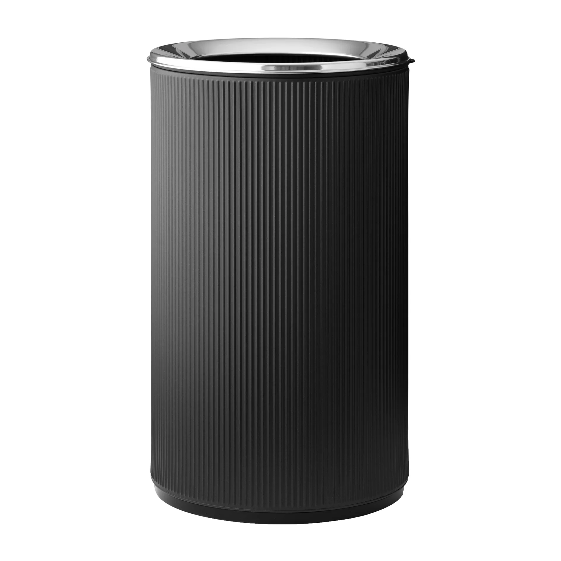 Vipp19 jäteastia reunalla 60 l, Black-ruostumaton teräs Vipp