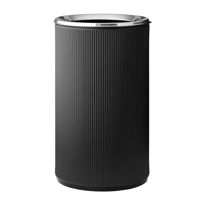 Vipp19 jäteastia reunalla 60 l - Black-ruostumaton teräs - Vipp