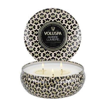 Maison Noir 3-wick Tin tuoksukynttilä 40 tuntia - Ambre Lumiere - Voluspa