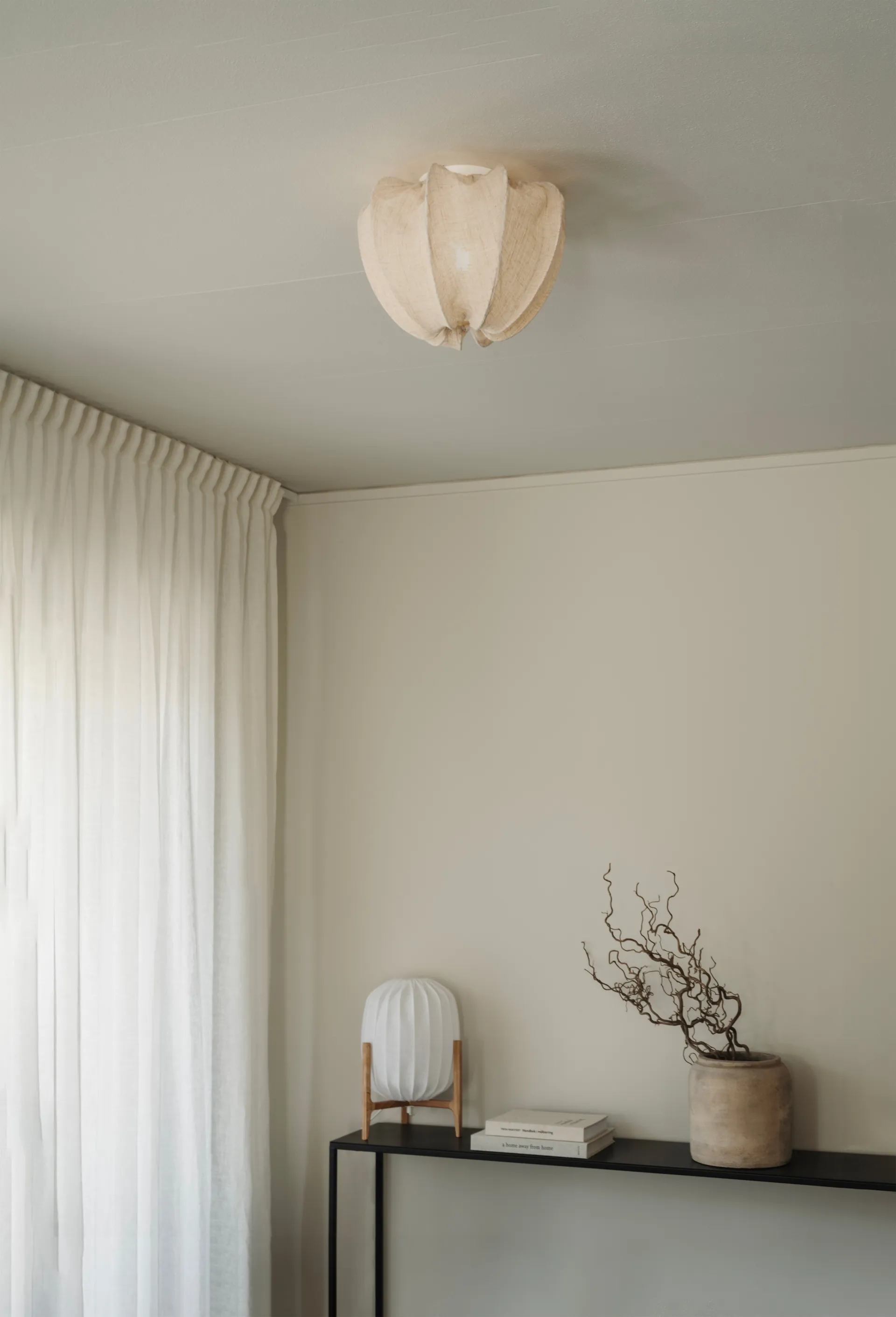Anna plafond mini Ø30 cm, Natural liina Watt & Veke