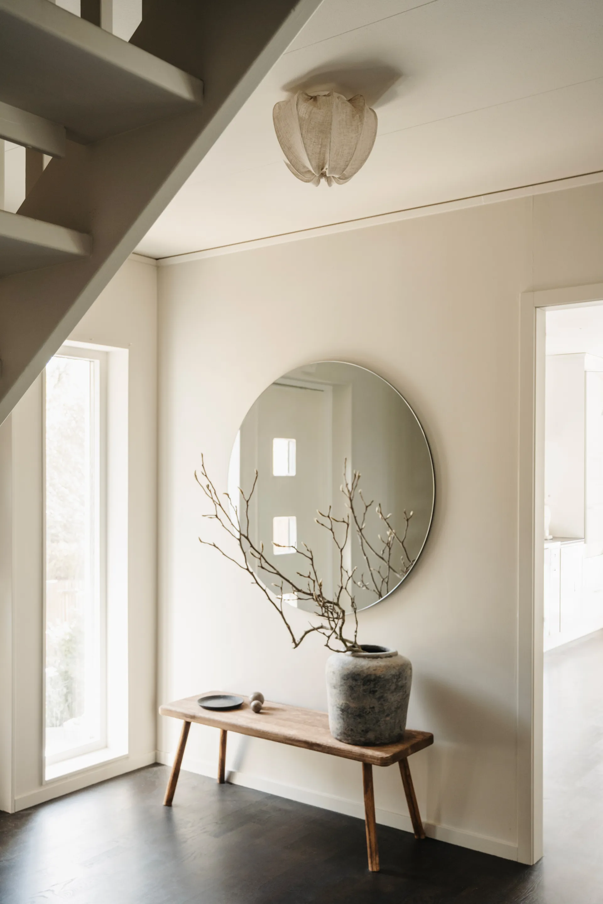 Anna plafond mini Ø30 cm, Natural liina Watt & Veke