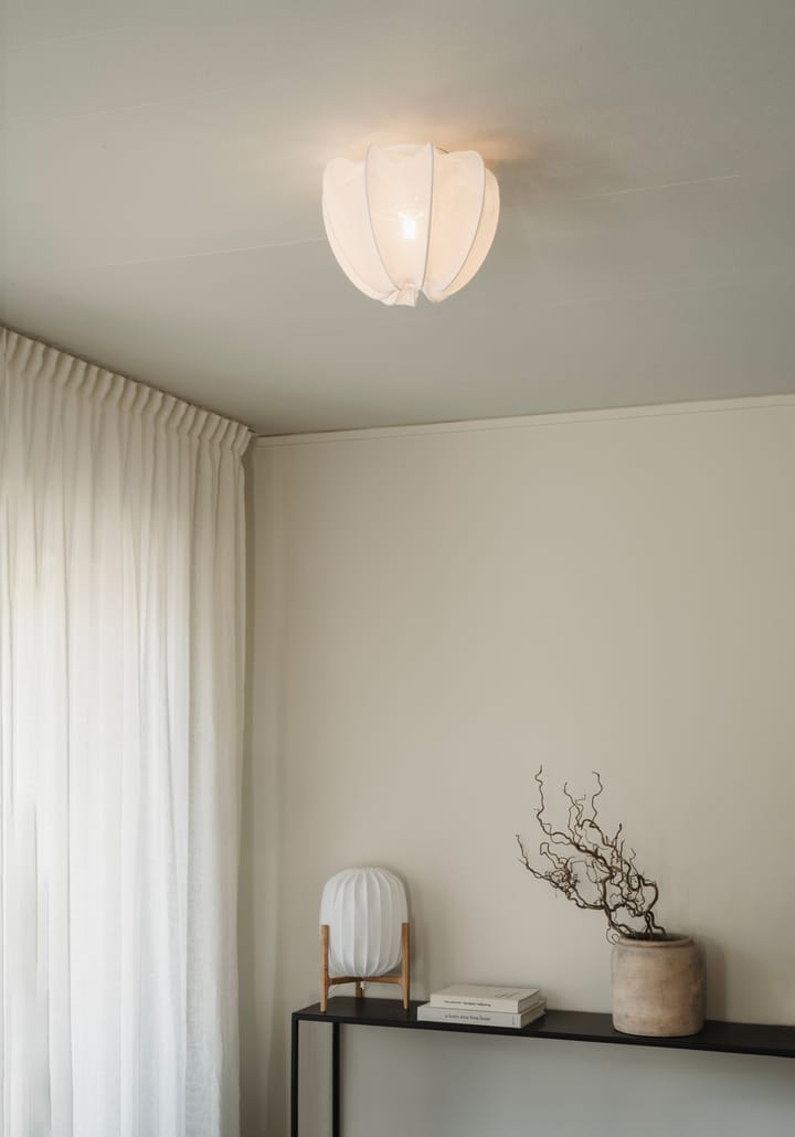 Anna plafond mini Ø30 cm, Valkoinen pellava Watt & Veke