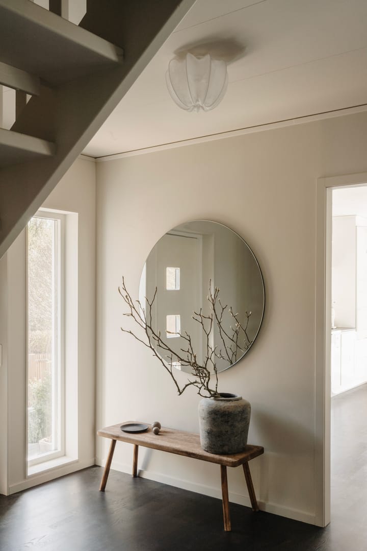 Anna plafond mini Ø30 cm, Valkoinen pellava Watt & Veke