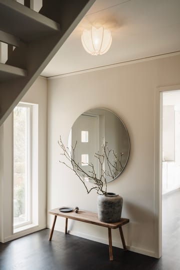 Anna plafond mini Ø30 cm - Valkoinen pellava - Watt & Veke