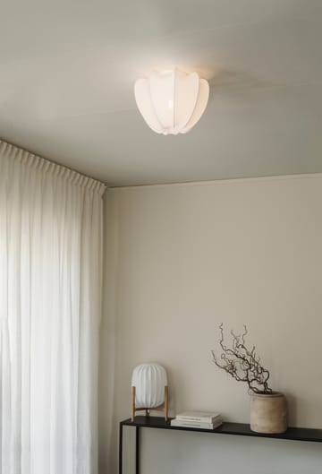 Anna plafond mini Ø30 cm - Valkoinen puuvilla - Watt & Veke