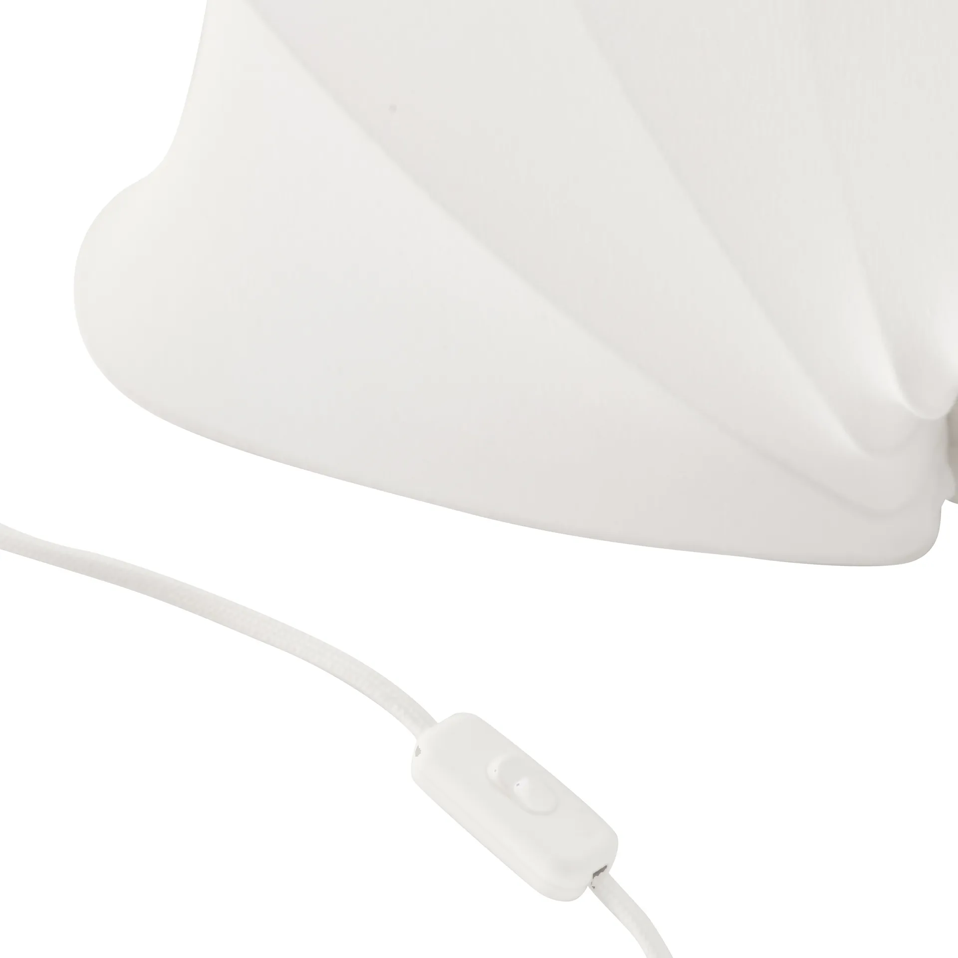Anna seinälamppu L 54 cm, Valkoinen puuvilla Watt & Veke