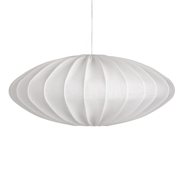 Ellipse lampunvarjostin 65 cm pellava, Valkoinen Watt & Veke