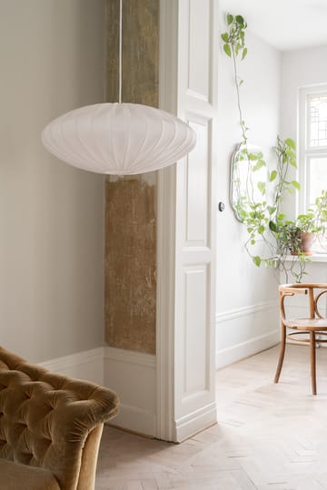 Ellipse lampunvarjostin 65 cm pellava - Valkoinen - Watt & Veke