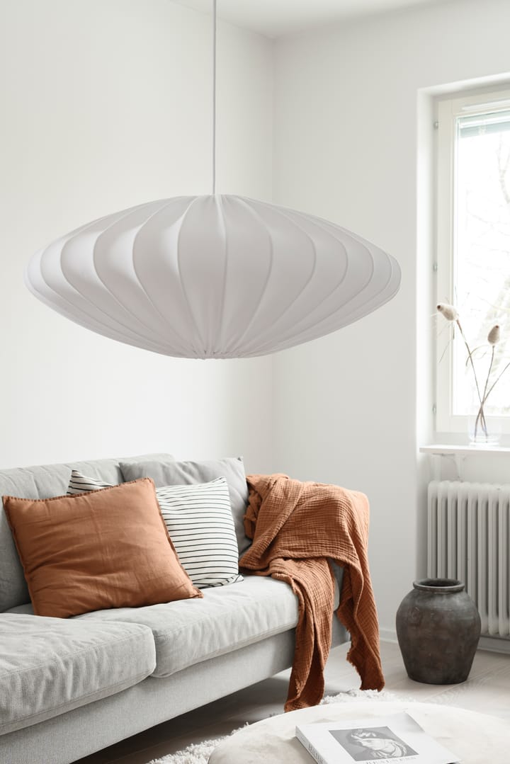 Ellipse varjostin 65 cm puuvilla, Valkoinen Watt & Veke
