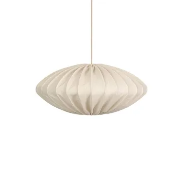 Ellipsi lampunvarjostin pellavaa 80 cm - Luonto - Watt & Veke