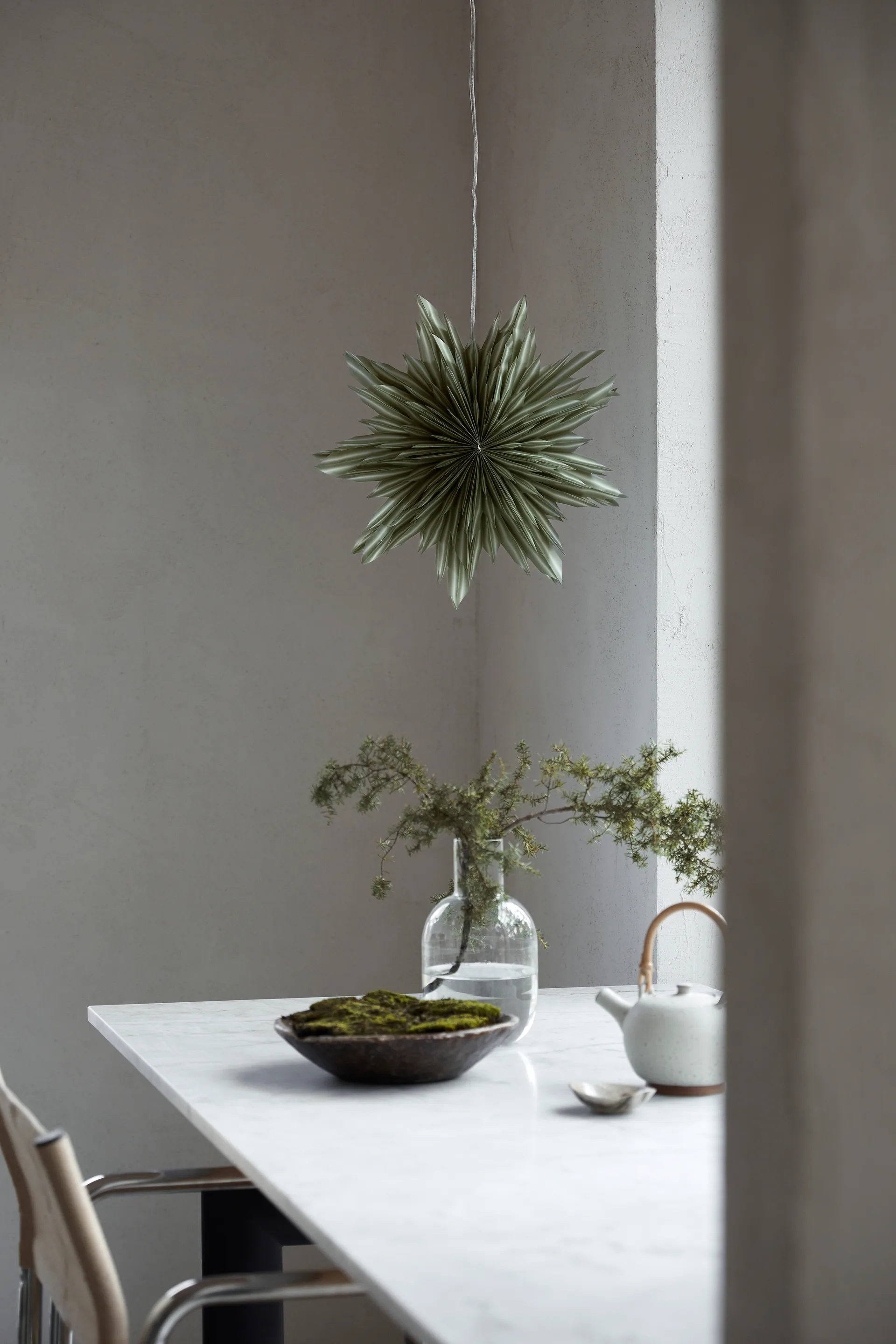 Helena adventtitähti Ø44 cm, Beige Watt & Veke