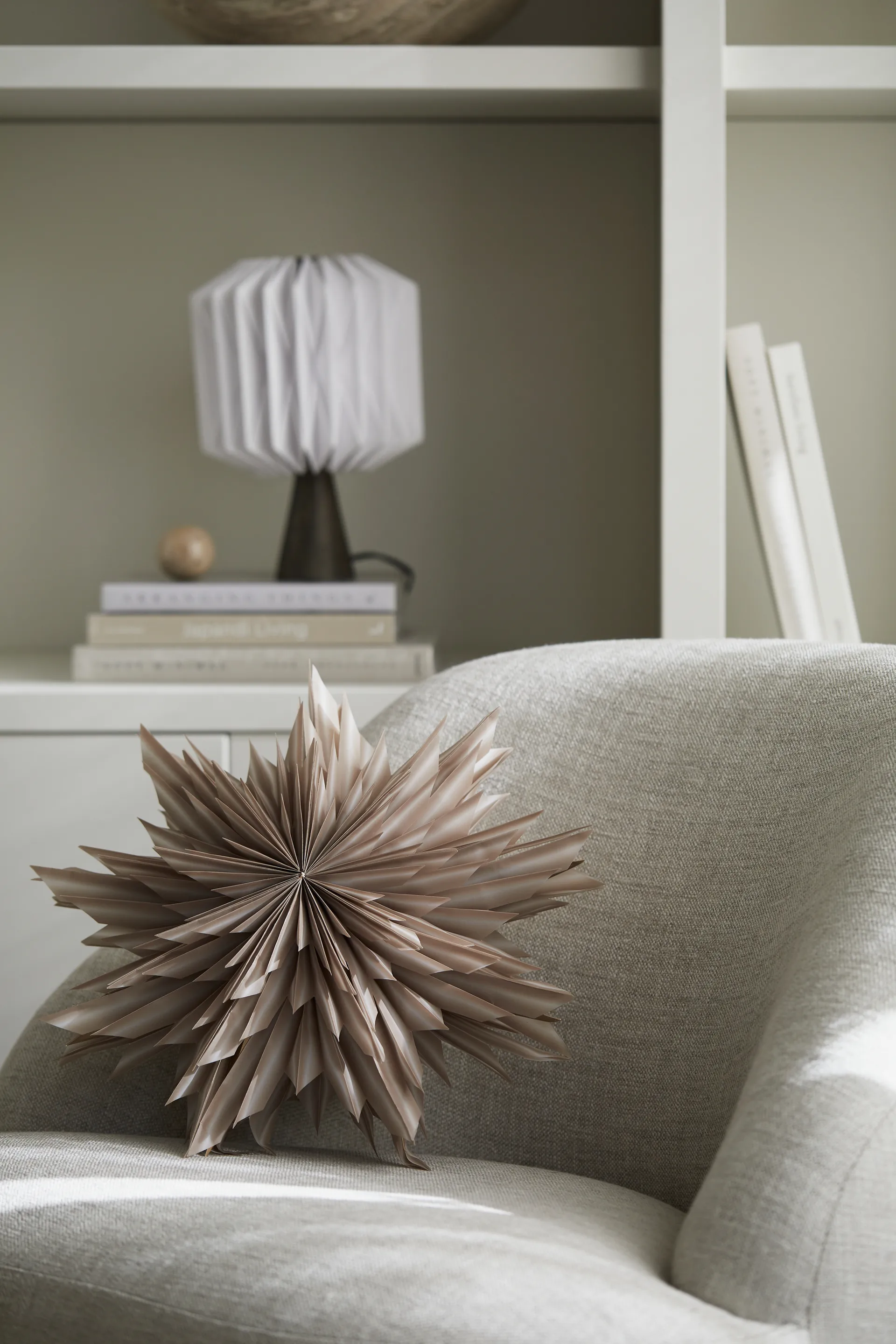 Helena adventtitähti Ø44 cm, Beige Watt & Veke