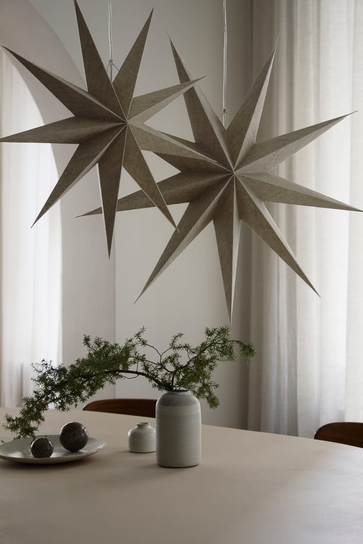 Lina adventtitähti Ø80 cm, Natural Watt & Veke