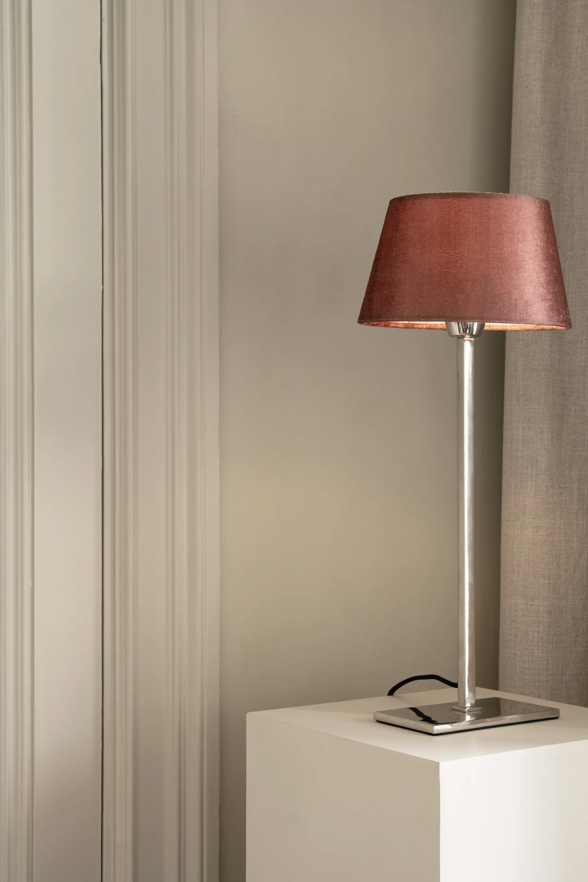 Lola lampunvarjostin 20 cm, Dusty rose Watt & Veke