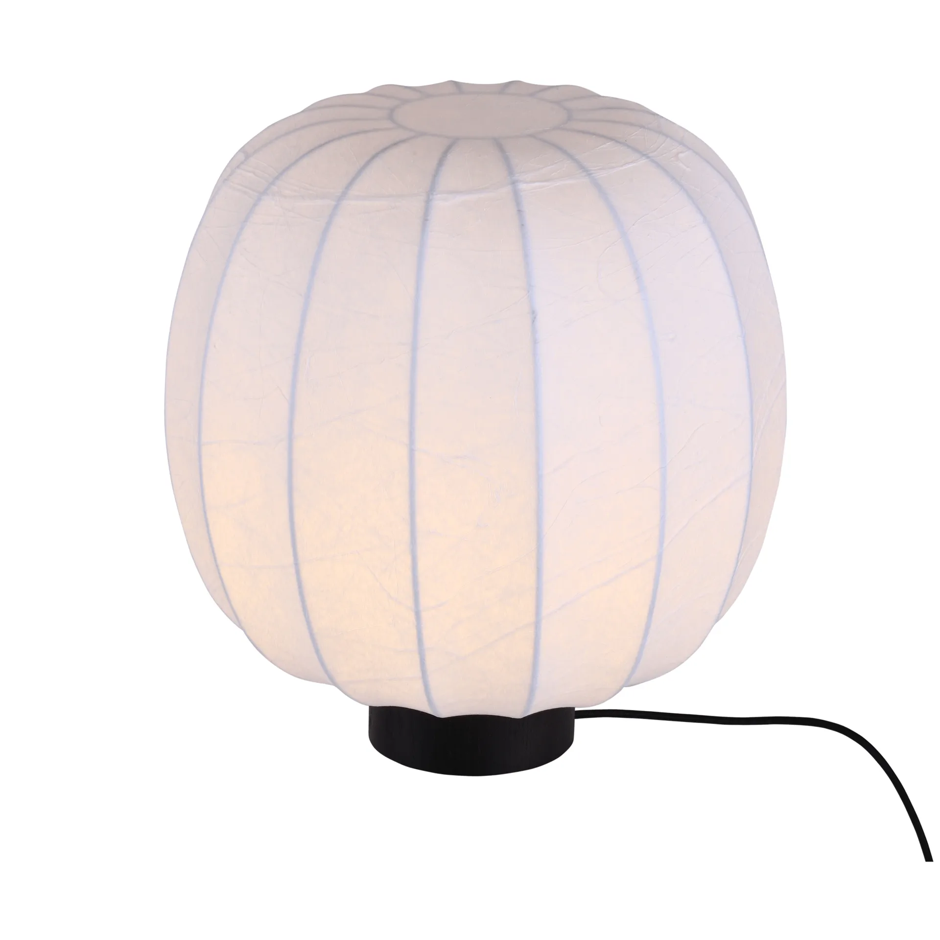 Lunari pöytälamppu, White-tumma saarni, Ø30x32 cm Watt & Veke