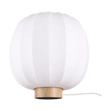Lunari pöytälamppu - White–luonnontammi, Ø30x32 cm - Watt & Veke