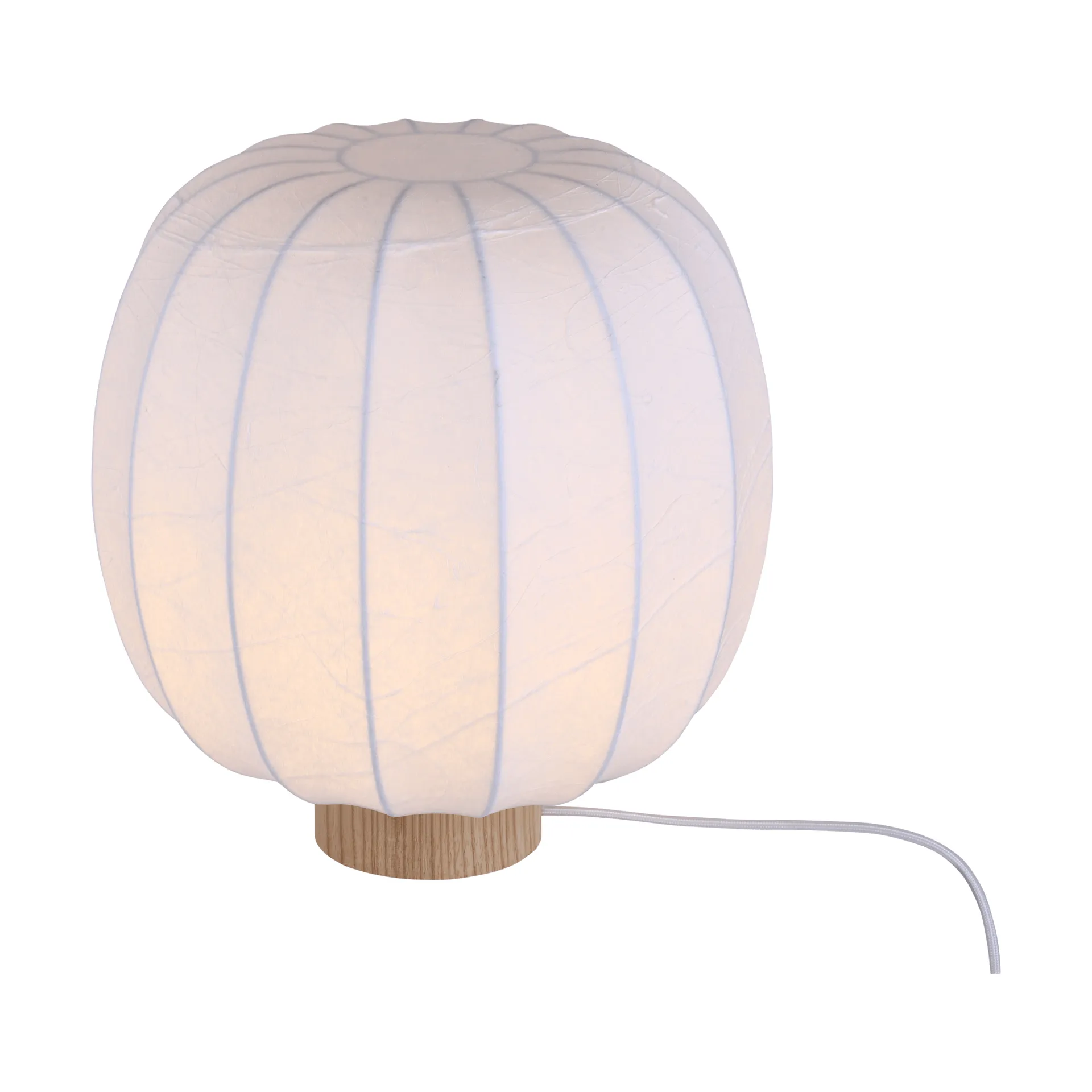 Lunari pöytälamppu, White–luonnontammi, Ø30x32 cm Watt & Veke