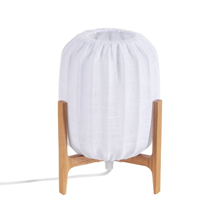 Prisma pöytälamppu - Oak-White, Mini Ø16×24,3 cm - Watt & Veke
