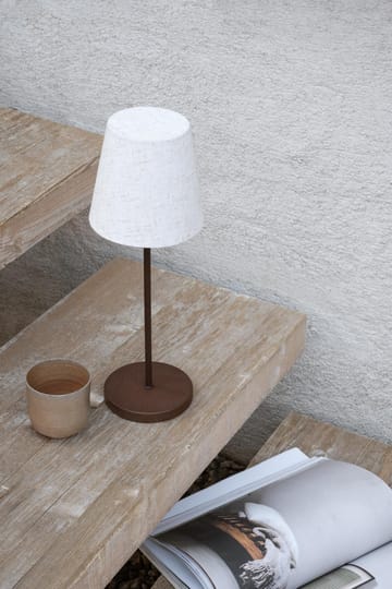 Tyra Pöytä kannettava pöytävalaisin Ø14 cm - Coffee - Watt & Veke