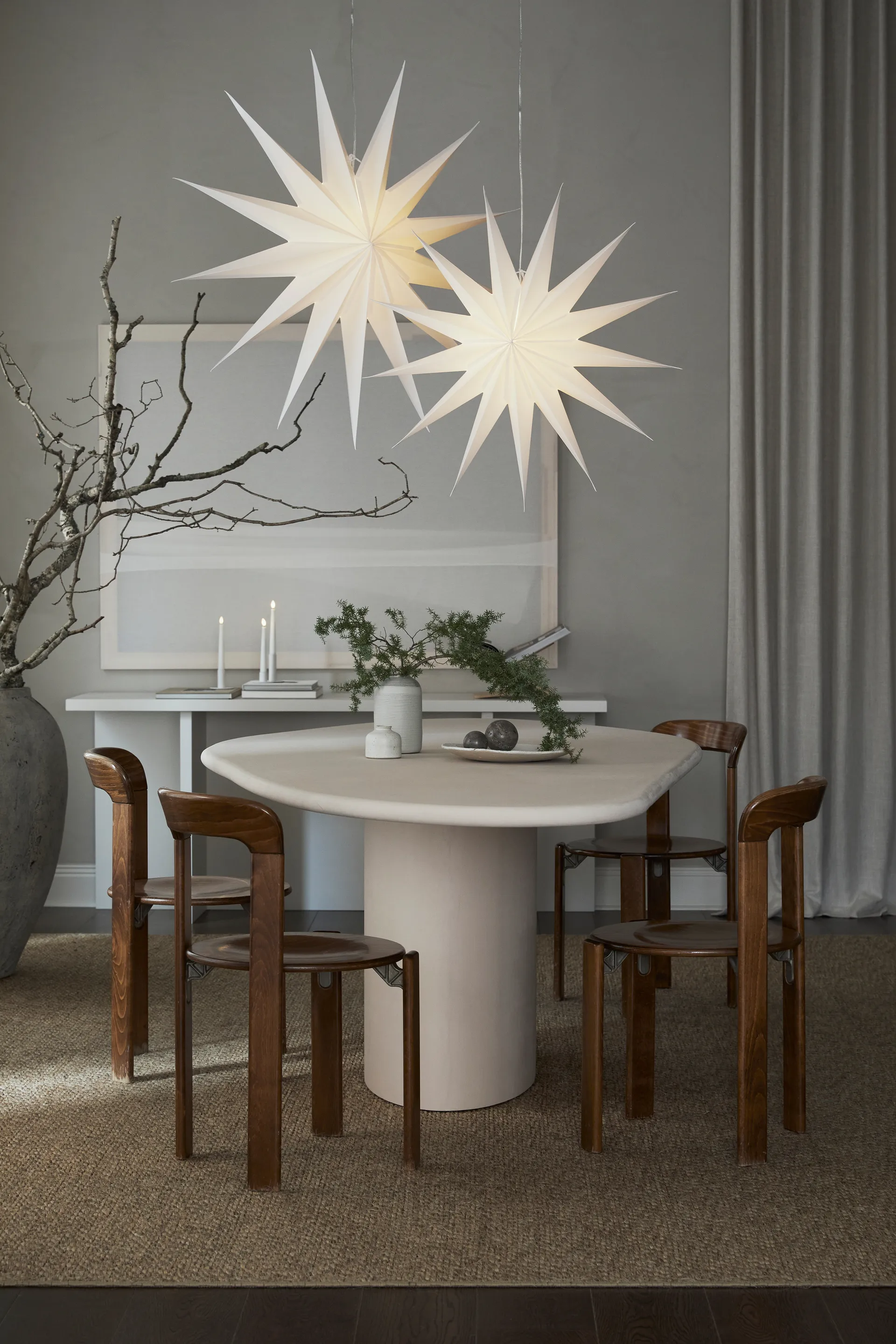 Vivi adventtitähti Ø80 cm, White Watt & Veke