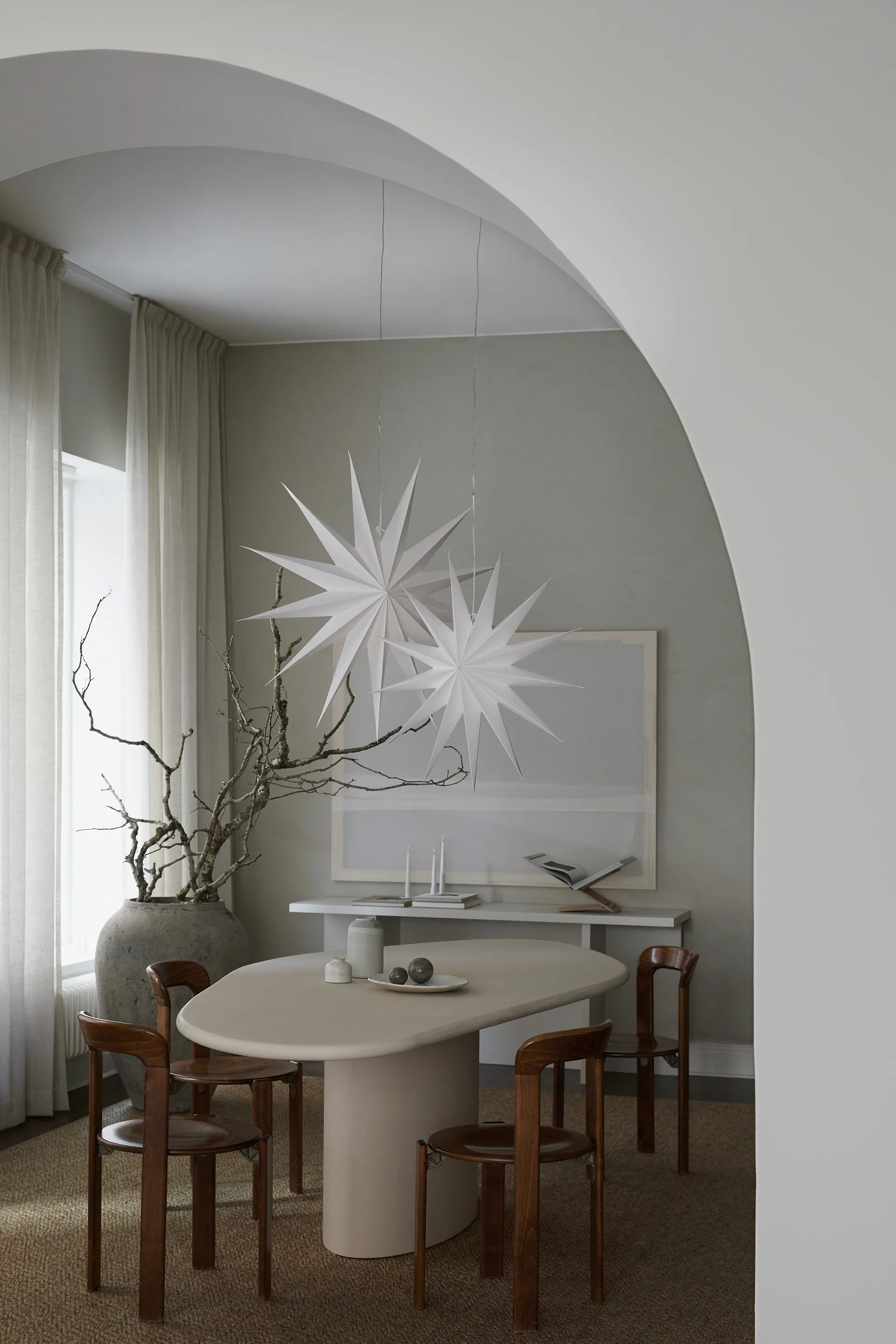 Vivi adventtitähti Ø80 cm, White Watt & Veke