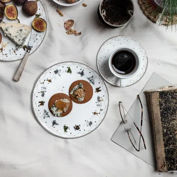 Julemorgen lautanen Ø20 cm 6-pakkaus - undefined - Wik & Walsøe