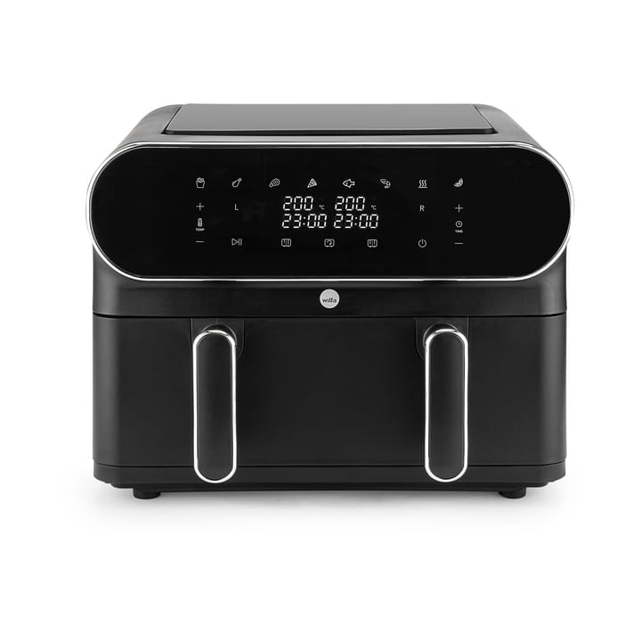 AF-2x50 dual zone airfryer 11 L - Musta - Wilfa