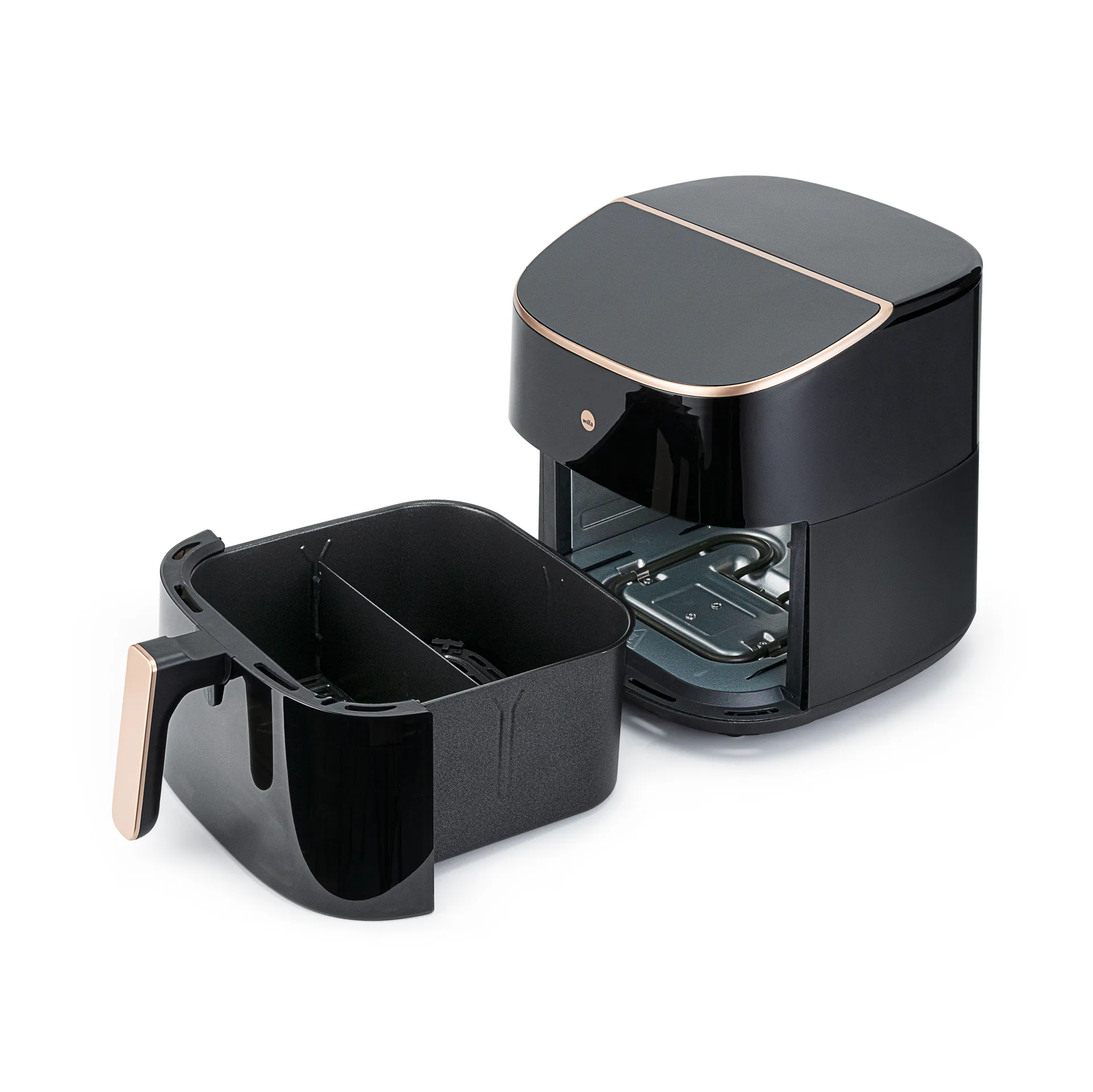 AFD-80 Split airfryer XL 8 L, Musta Wilfa