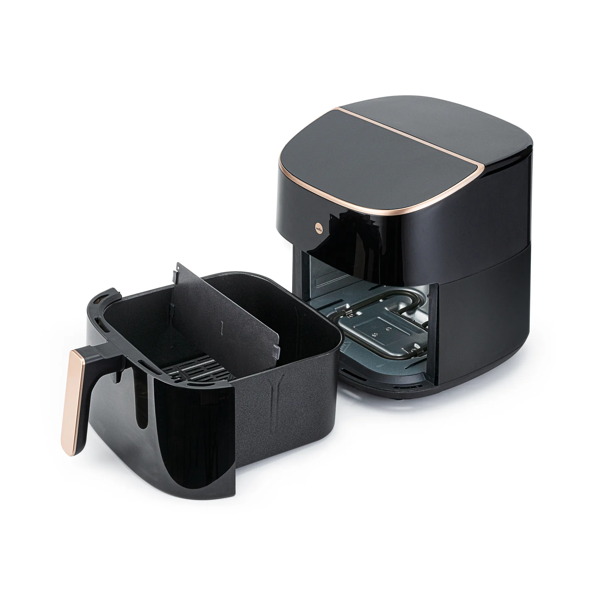 AFD-80 Split airfryer XL 8 L, Musta Wilfa