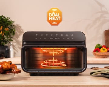AFG-10 dualfry grill airfryer 10 L - Musta - Wilfa