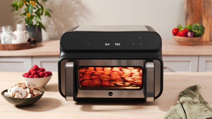 AFG-10 dualfry grill airfryer 10 L, Musta Wilfa