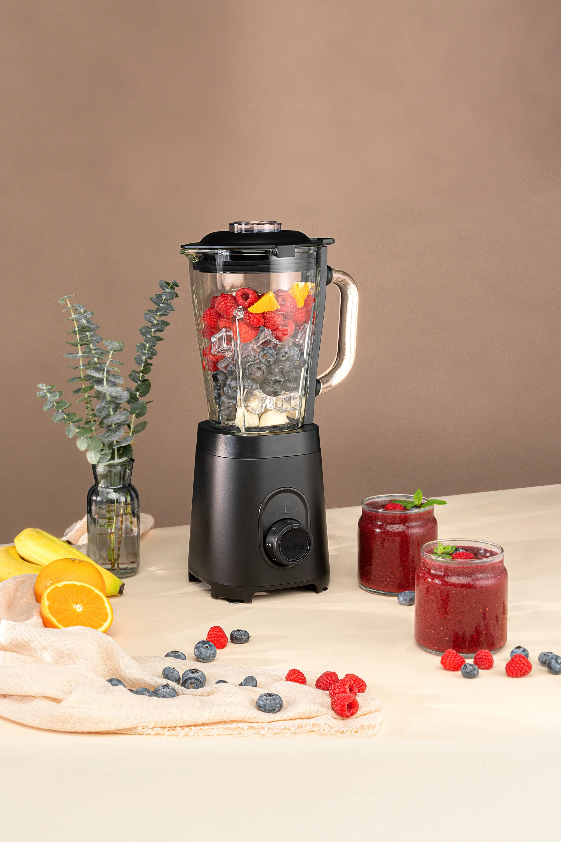 DBL-1200B daily blender 1,5 L, Musta Wilfa