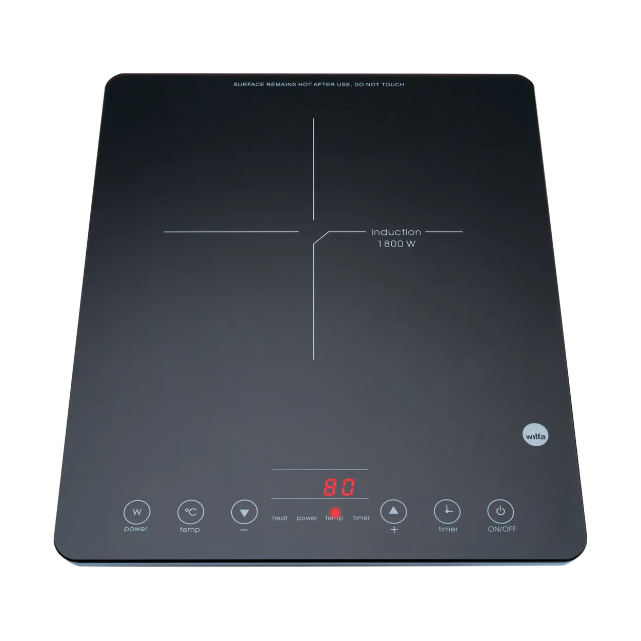 Wilfa ICP-1800B Keittolevy Induktio Musta