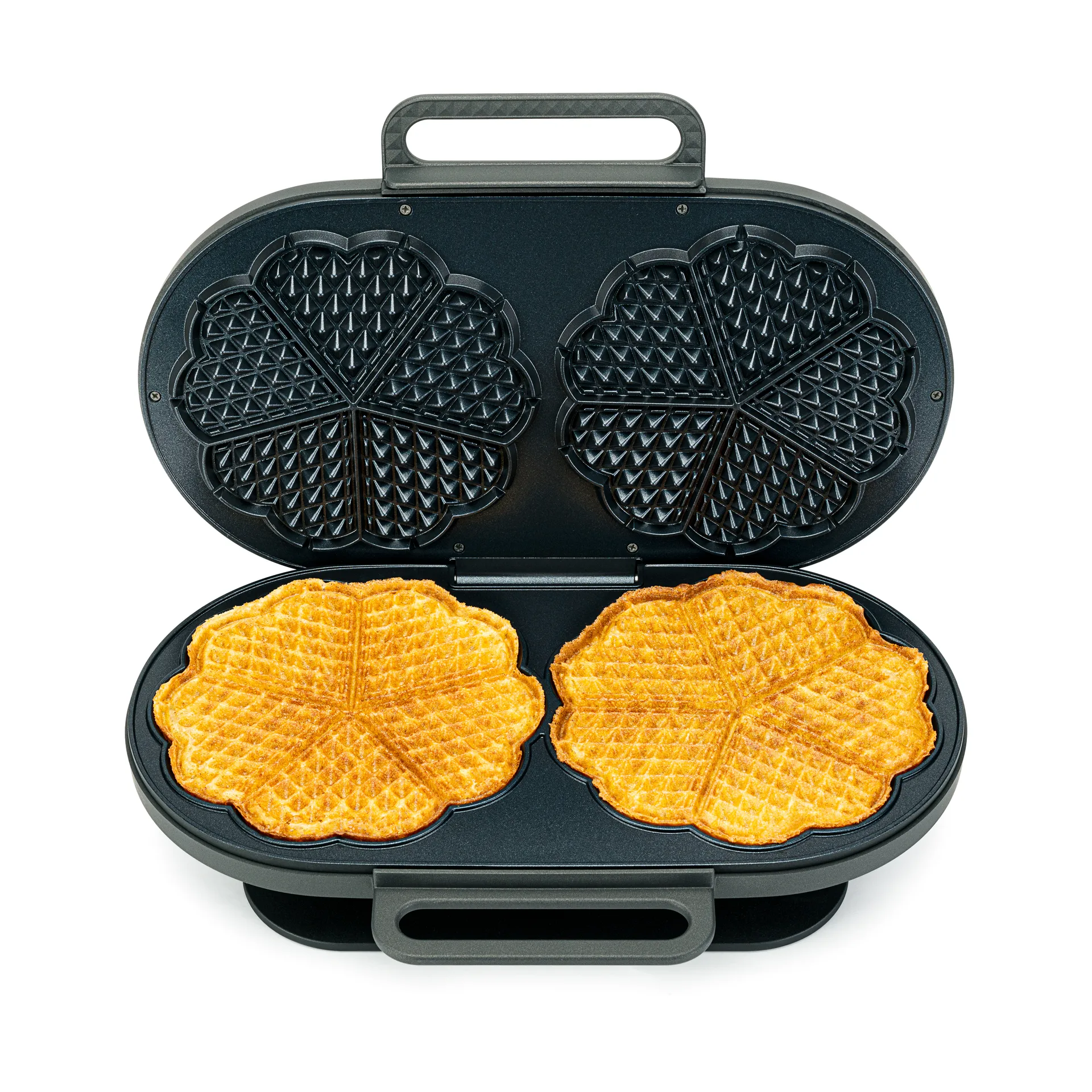 Joy WM5DB-200 vohvelirauta kaksinkertainen, Musta Wilfa