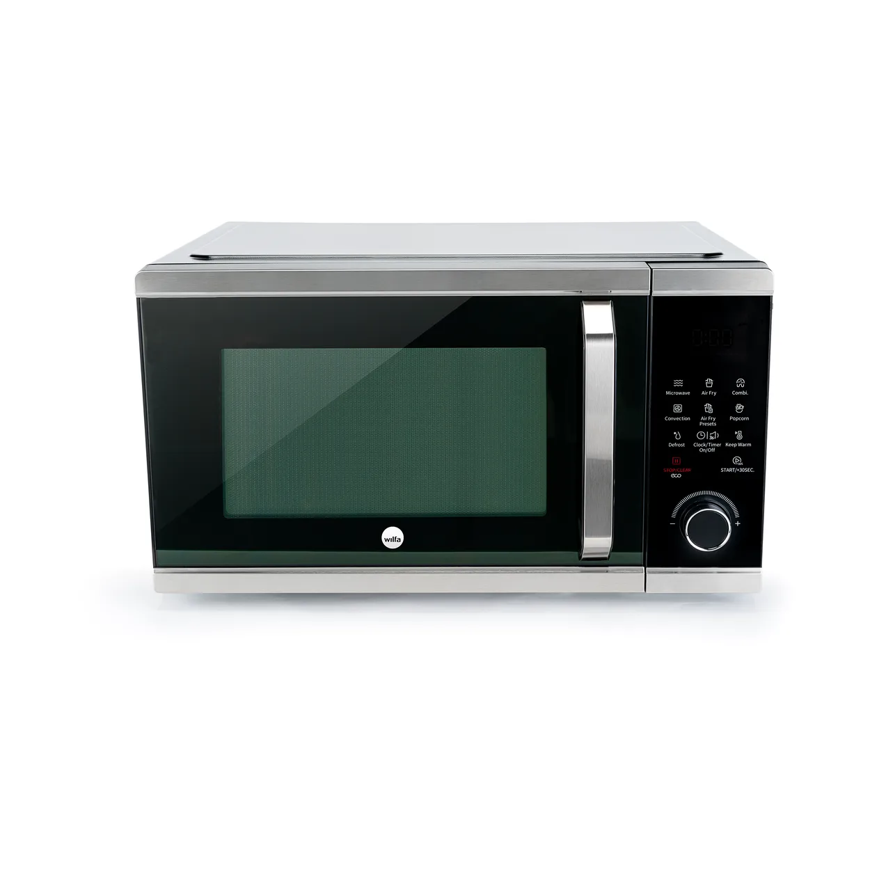 Wilfa MAC-25S multioven 3-in-1 mikroaaltouuni Musta-hopea