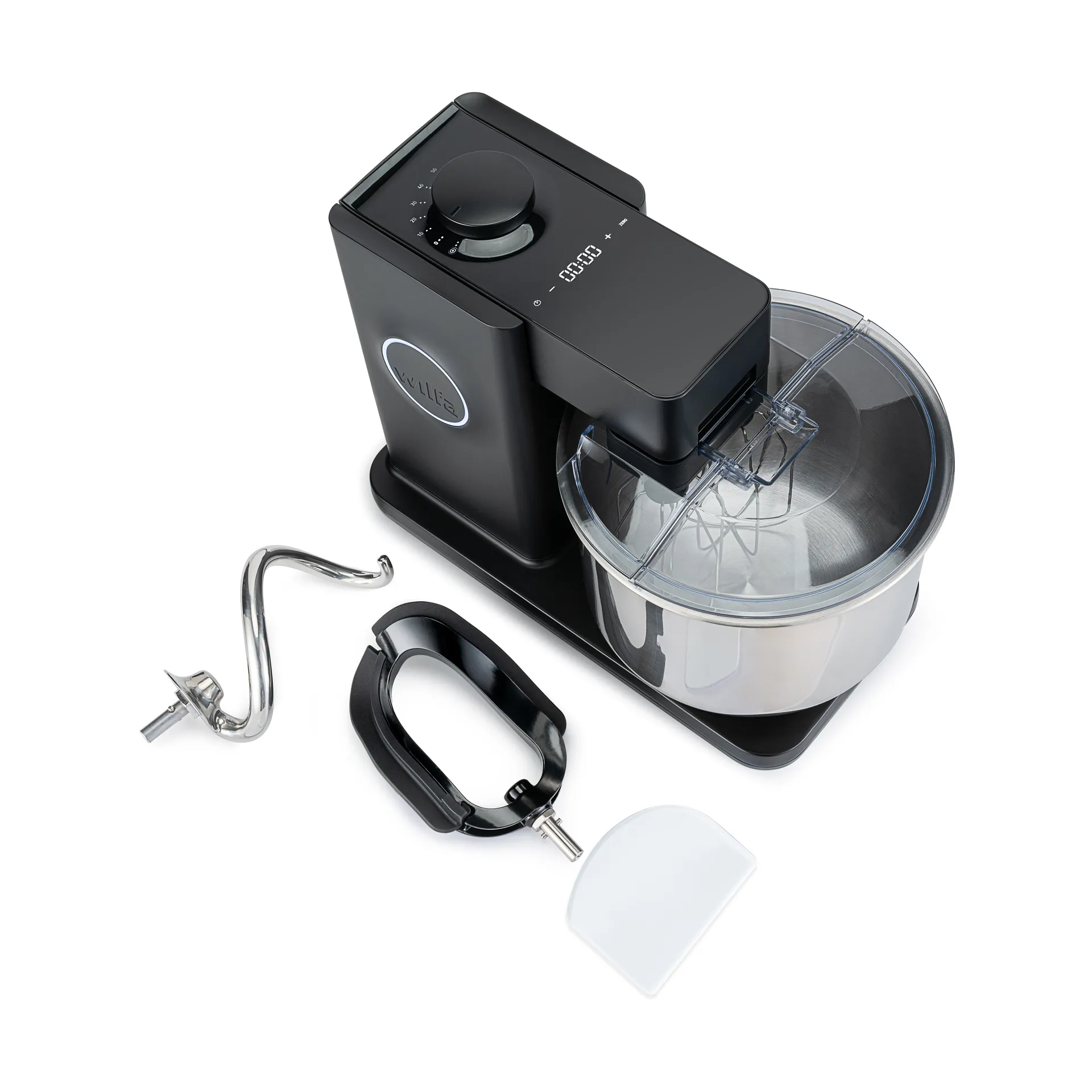 Probaker timer KM2BS-T70 keittiökone 7 osaa, Musta Wilfa