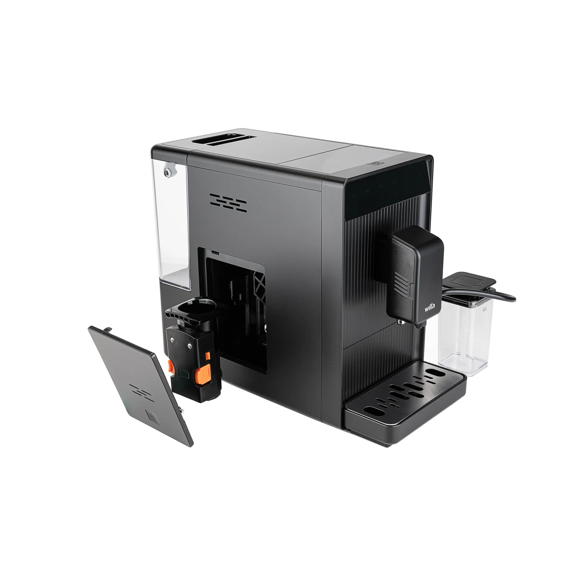 Volo EMA1B-TCM19 automaattinen espressokone, Musta Wilfa