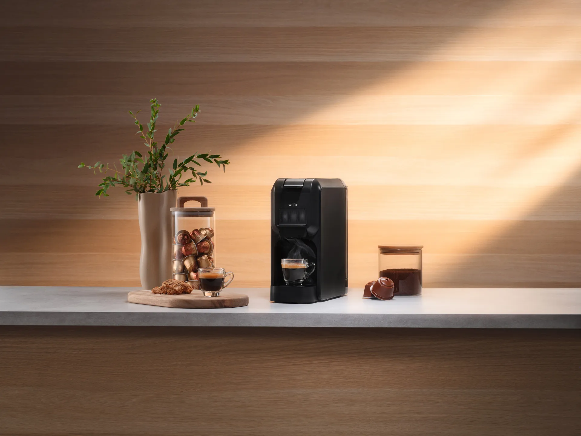 Volo MMA1T-TC15 multi mini kahvinkeitin, Musta Wilfa