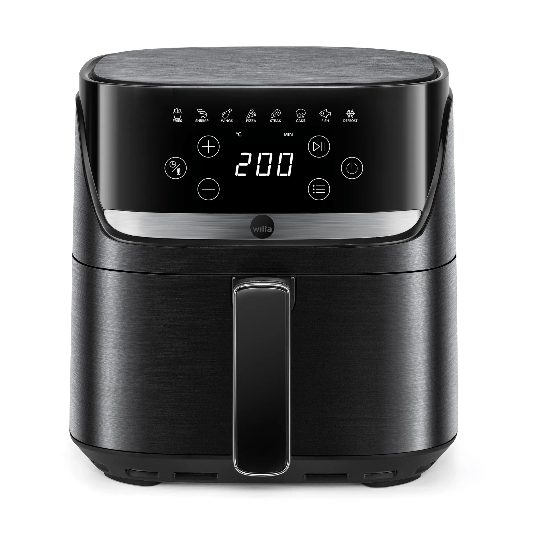 Wilfa AF4B-40P Crispier airfryer airfryer, Musta, 4 l Wilfa